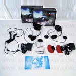 2 x Motorcycle bluetooth headsets - 100 mt