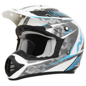 Afx FX-17 Factor Pearl White light blue