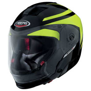 Caberg Hyper X Duale Hi Vizion black-yellow fluo