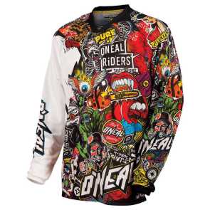 Oneal Mayhem Lite Jersey crank black-multi