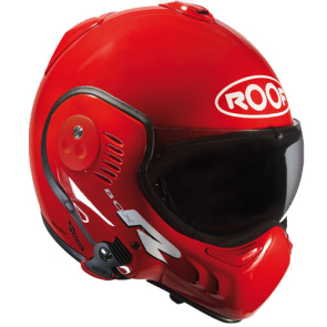 Roof Boxer V8 R red helmet