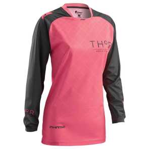 Thor Phase Clutch Women Jersey charcoal-coral