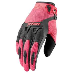 Thor Spectrum Women Gloves charcoal-coral