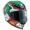 black-red-white-green