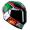 black-red-white-green