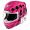 black-pink-white
