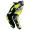 white-yellow-black