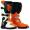 white-orange-black