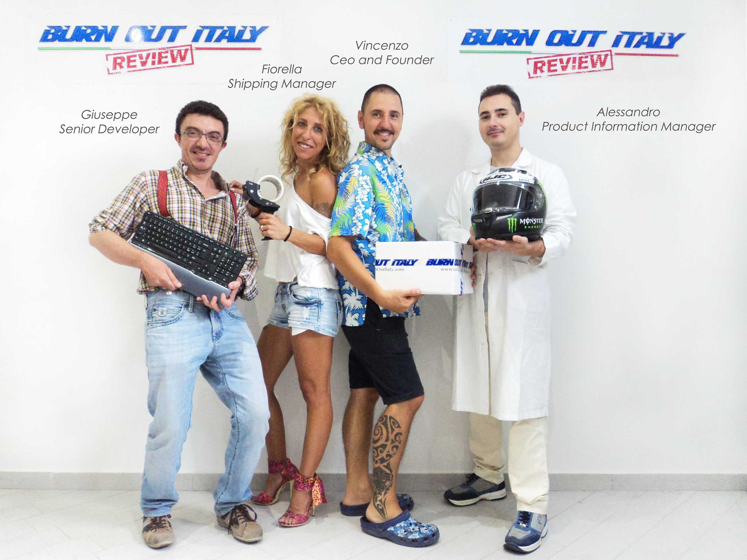 Burn Out Italy's staff